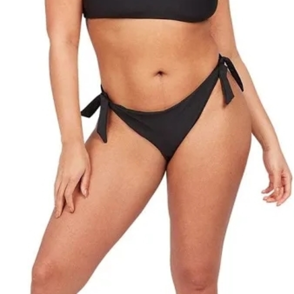 Volcom Black Tie-Side Bikini Bottom